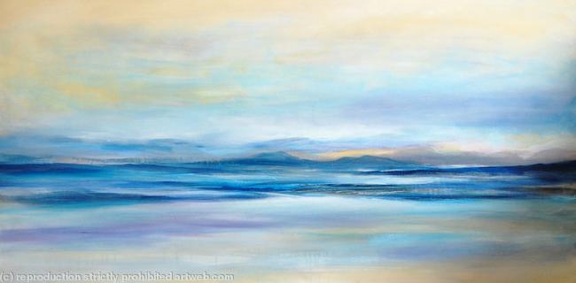 Tranquility II - Contemporary Seascape Painting