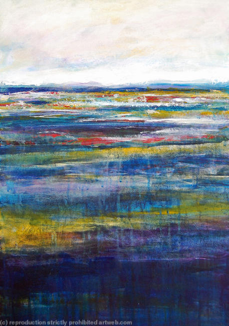 Abstract Landscape 17 - Contemporary Original Painting on Canvas