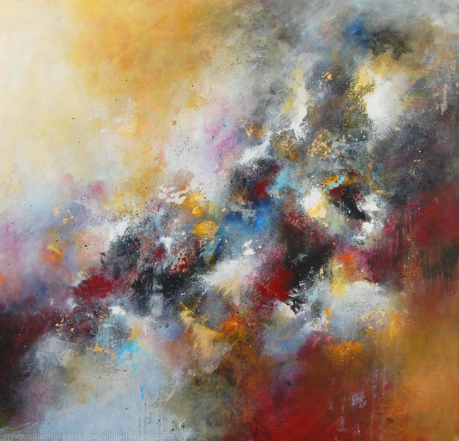 'Resolute' - Strata 28 Large Contemporary Abstract Painting on Canvas