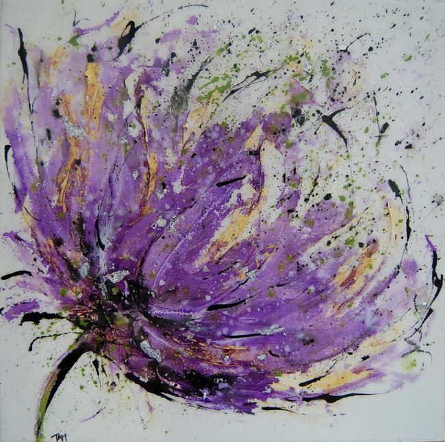 Abstract Flower - Purple