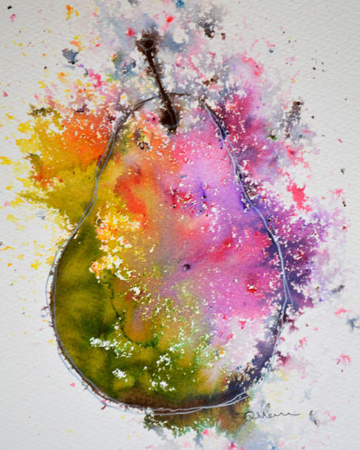 Pink Green Pear II