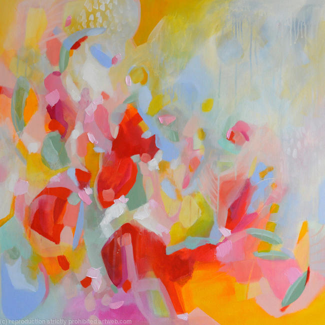 Waiting For You - Large Abstract Painting