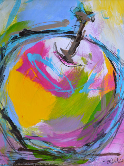 Colourful Apple II - Original Painting