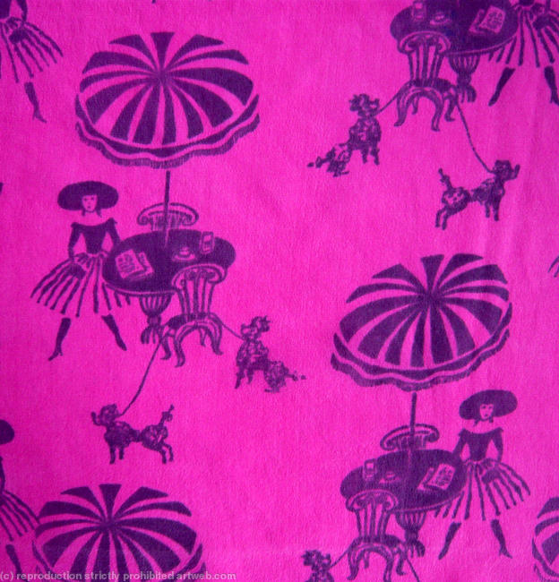 Pink and purple paris ladies