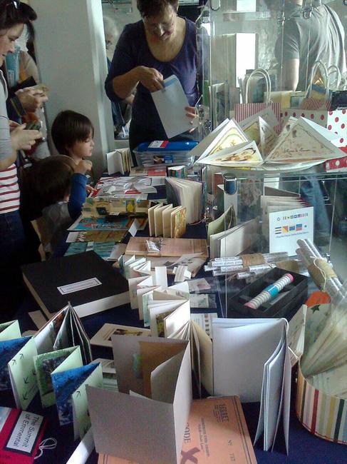 MBAG Book arts stand at BABE ( Bristol Book Arts Event) April 13