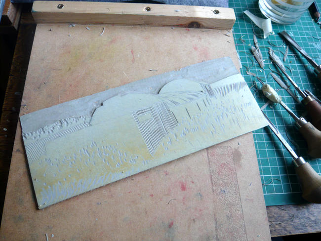 Lino for Black Barn