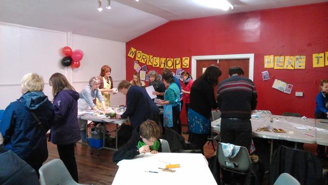 Drusilla Cole's Print Workshop at the Bishops Castle Arts Festival 14
