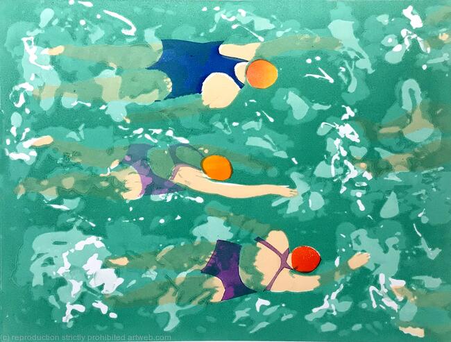 Big Swim limited edition print