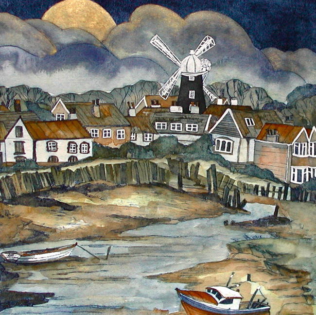 with golden moon came a certain calm, burnham overy stait
