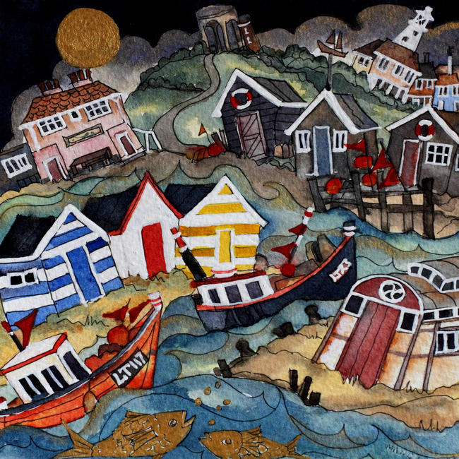 Under a Southwold moon