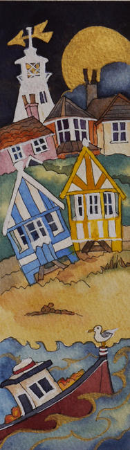 sailing past golden light,Southwold