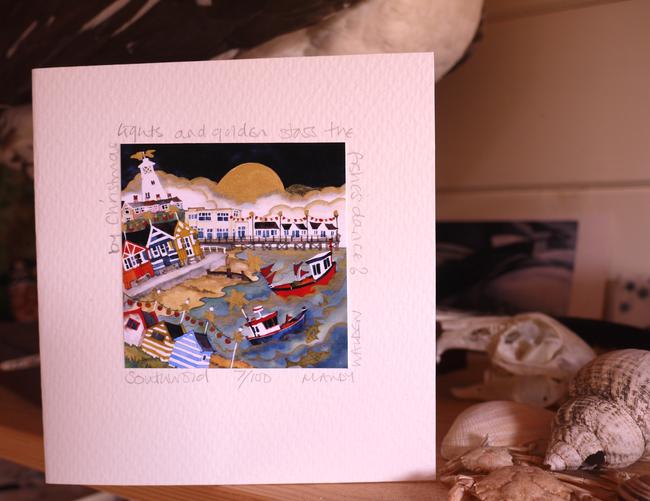 image attached to thick watercolour paper