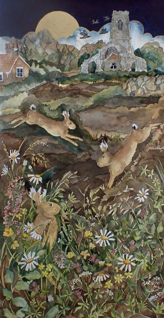 Hide and seek by crumbling stone, Covehithe