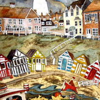 he saw her waiting by golden moon,southwold