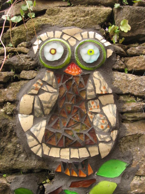 Owl mosaic