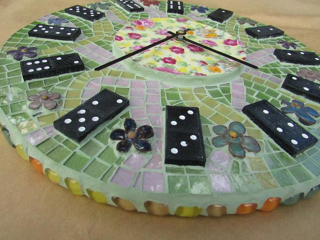 clock mosaic