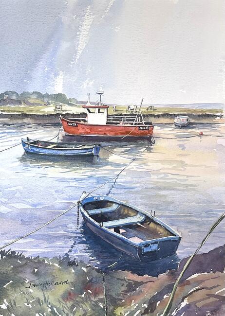 'The Holy', Creek on the River Dee, Flintshire