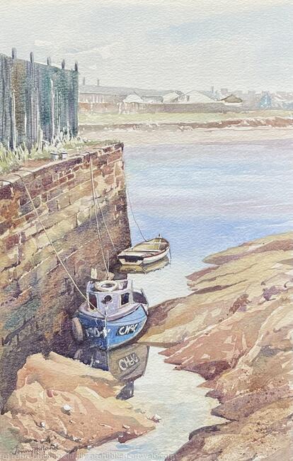 Low Tide at Connah's Quay, Flintshire
