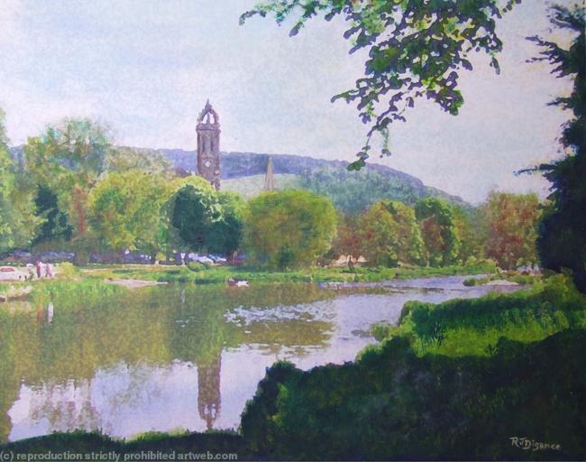 PEEBLES Old Parish Church - Riverside Walk