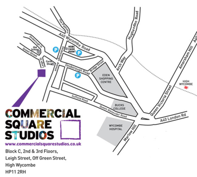 Commercial Square Studios Map