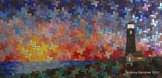 'Lighthouse at Sunset' (2012) NFS