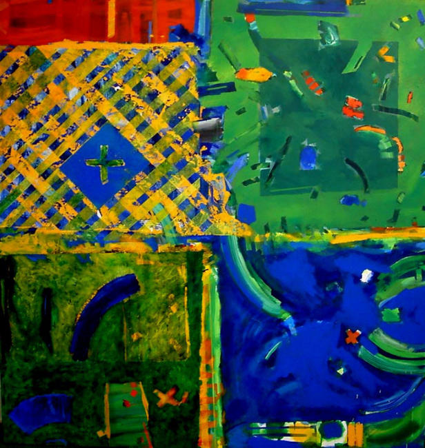 Safari acrylics and gloss paints on canvas width=