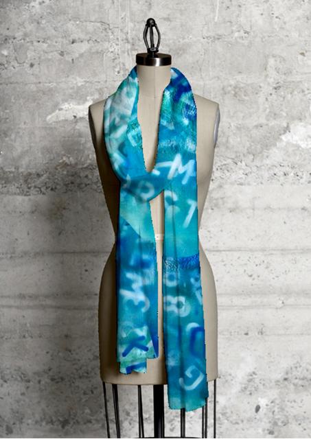 Alphabetter scarf