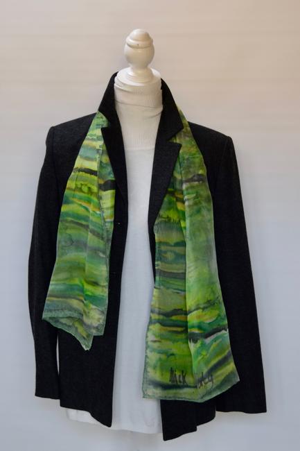 silk scarf ; Greenfield
