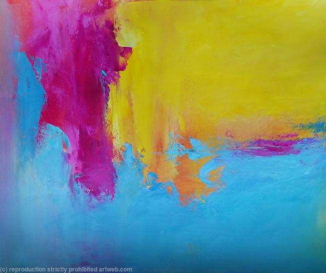 Summertime Yellow and Cerulean Blue