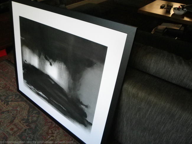 Abstraction in Monochrome Light in the Darkness 2