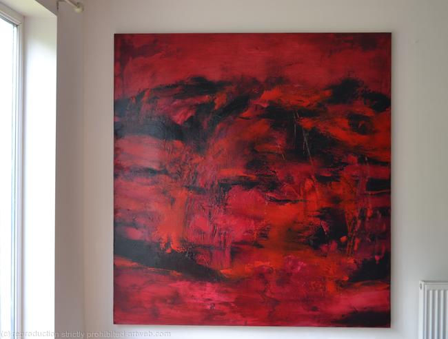 Wild at Heart # crimson & black