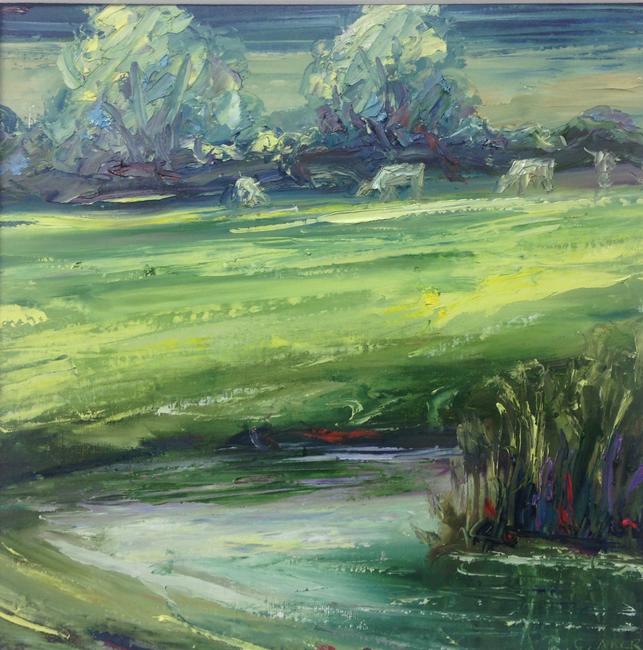 Distant cattle, Worsham