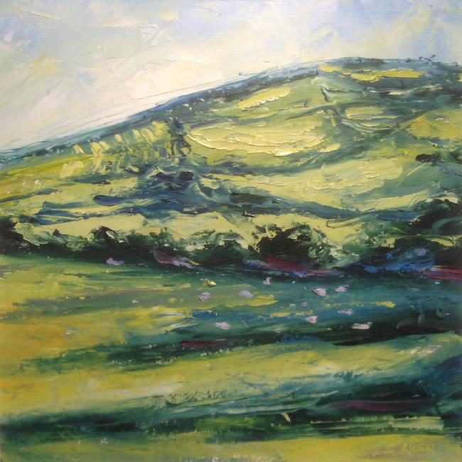 Shadows and sheep, Winchcombe
