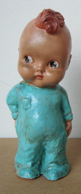 Replica of squeeky baby doll c1940s