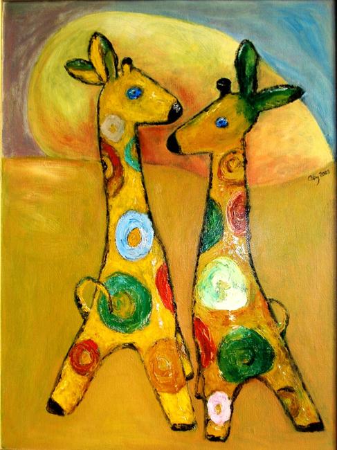 Giraffes in Love.1.