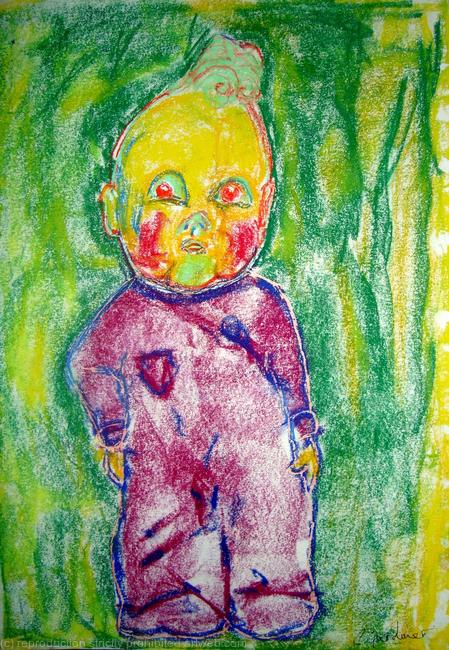 Baby Doll in purple pastel.