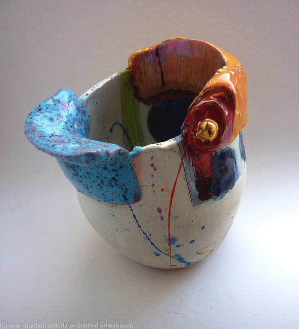 Jug with speckle blue 2010