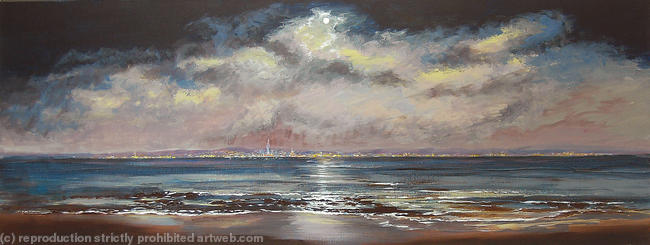 Moonlight over Portsmouth