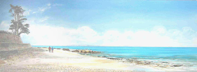 Tree on the Beach. Seaview