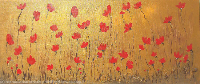 Gold Poppy Field