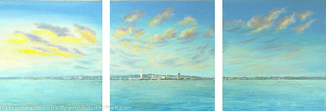 Evening Across the Solent