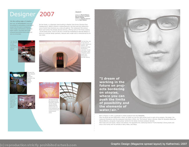 Magazine Spread Layout