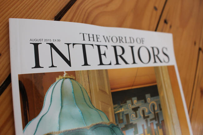 World Of Interiors August 2015 Issue - the BabyDogs are in!