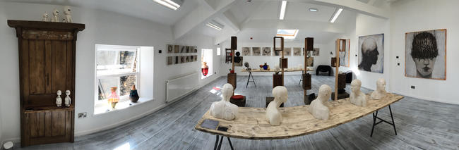 Contemporary Busts at Nomad Atelier UK Gallery, Barnsley