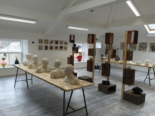 Contemporary Busts at Nomad Atelier UK Gallery, Barnsley