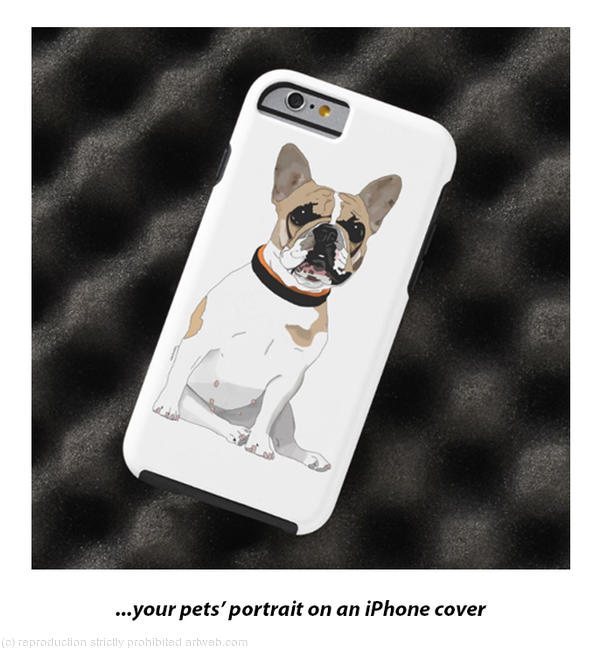 Pet Portrait Bespoke iPhone cover