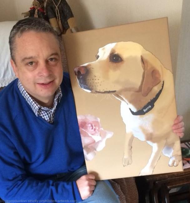 Canvas (featuring Your pet's pawtrait)