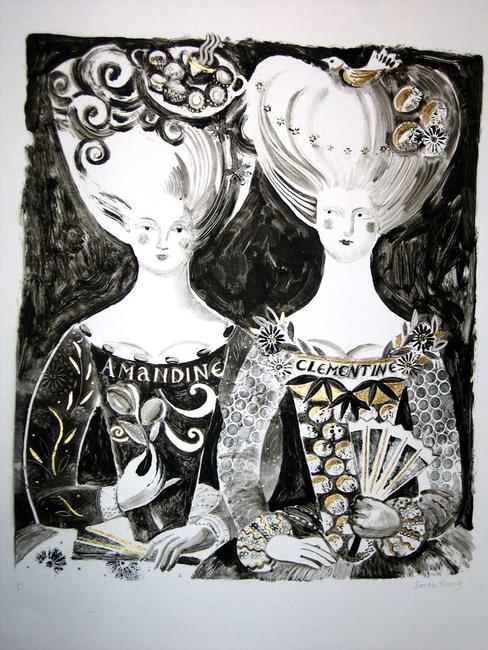 Amandine and Clementine - SOLD