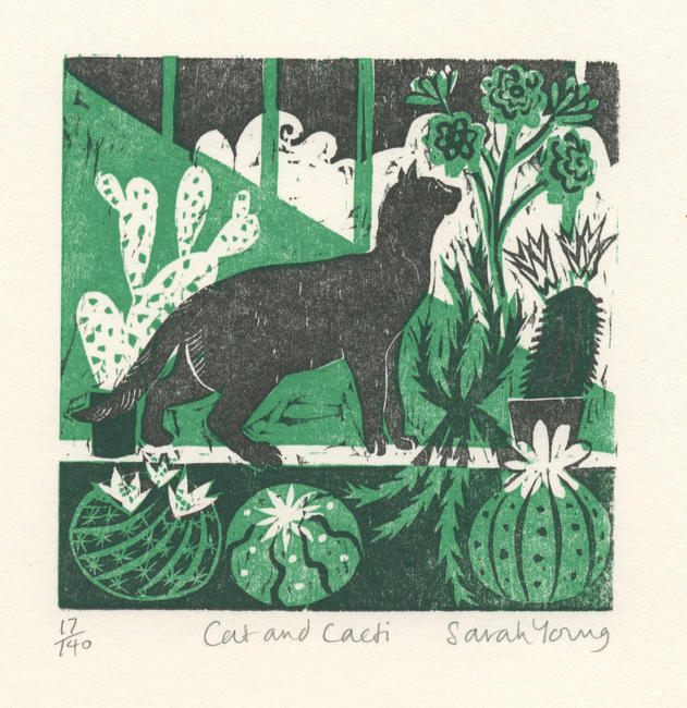 Cat and Cactus