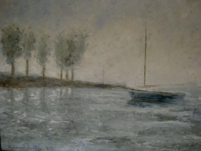 Waiting for the tide.